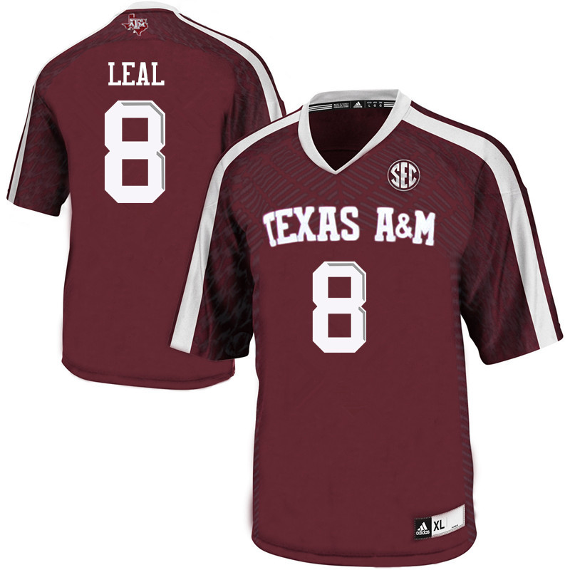 Men #8 Demarvin Leal Texas A&M Aggies College Football Jerseys Sale-Maroon